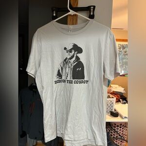 NWOT! Bella Canvas Yellowstone Cowboy Graphic Tee - White